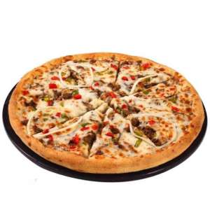 پیتزا گوشت و قارچ (۳۰ سانتی)